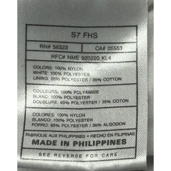 Vintage Nike Jacket Womens Medium Blue Purple Full Zip Windbreaker Big Swoosh - Picture 9 of 11